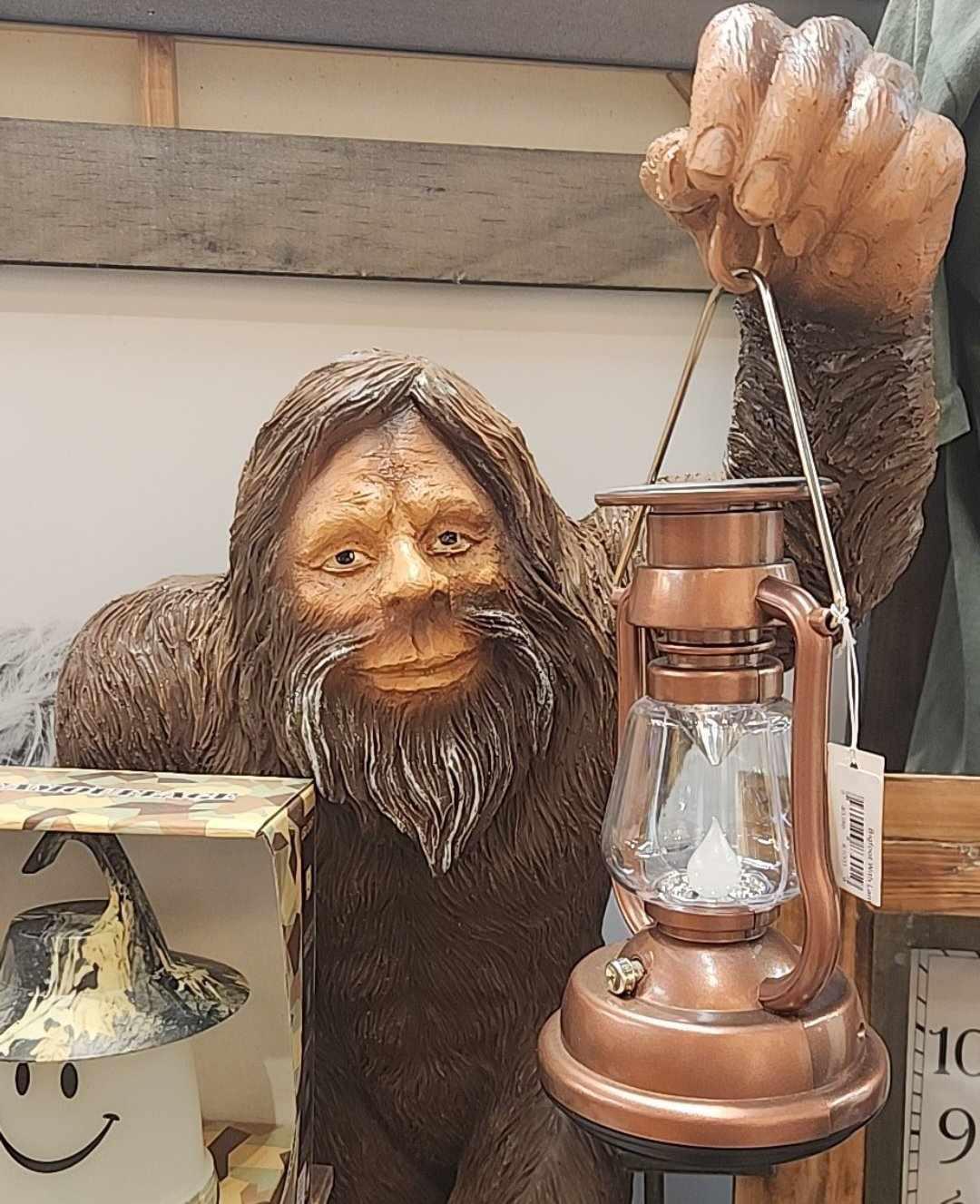 Bigfoot With Lantern