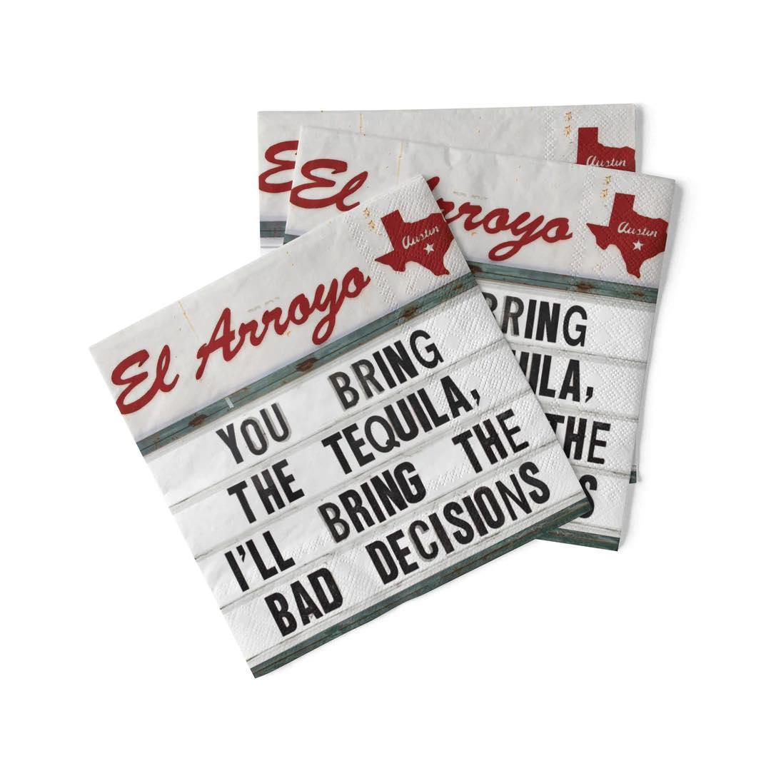 Bad Decisions Napkins