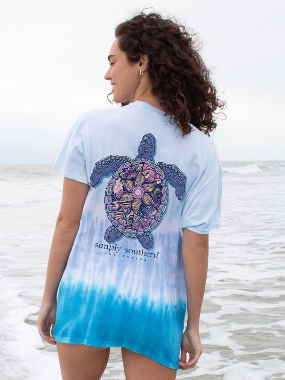 SS Track Mandala Turtle Cloud Tee