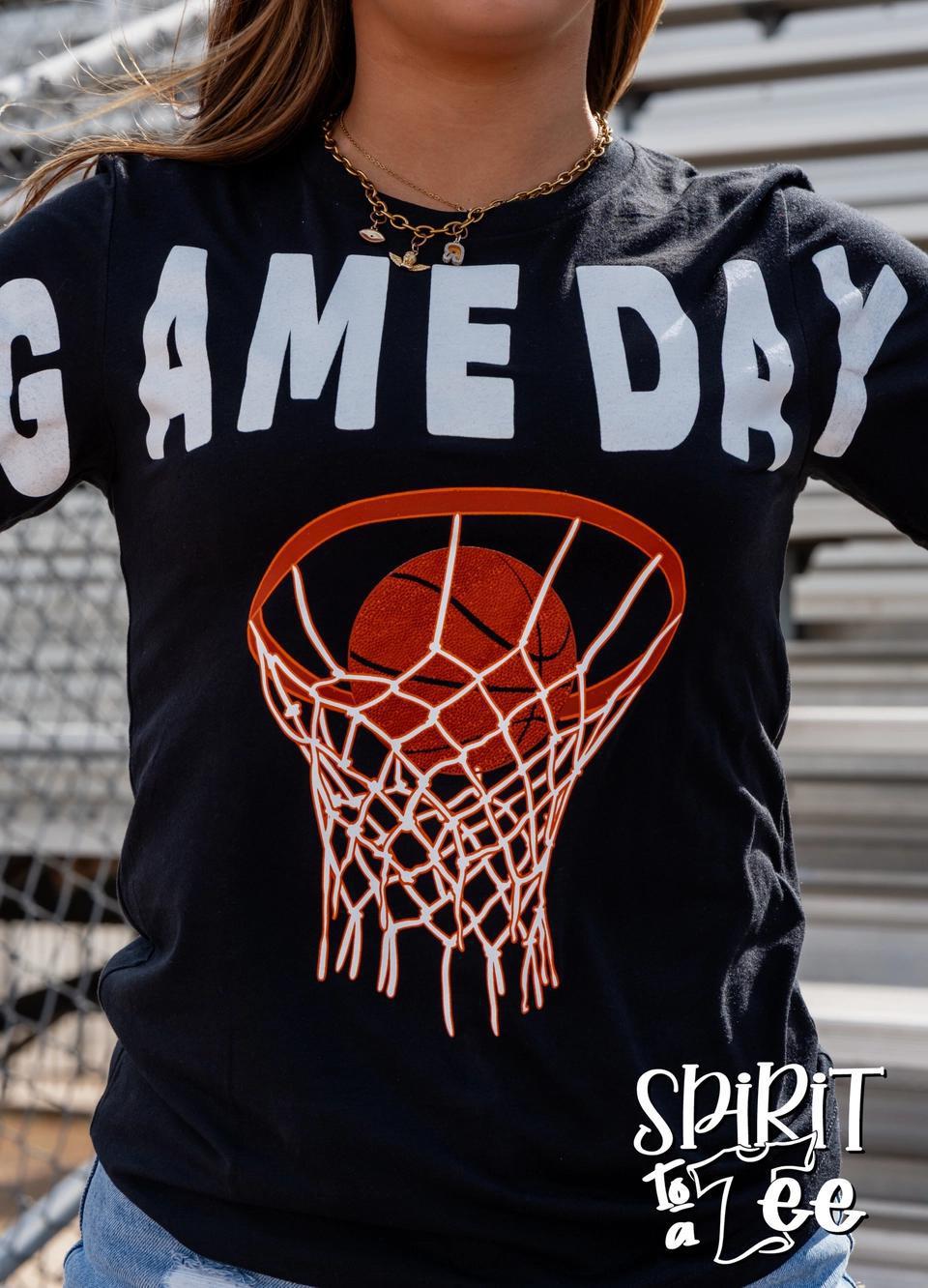 Game Day Basketball Net - Basketball Tee