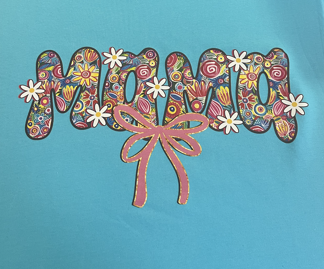 Mama Floral Bow