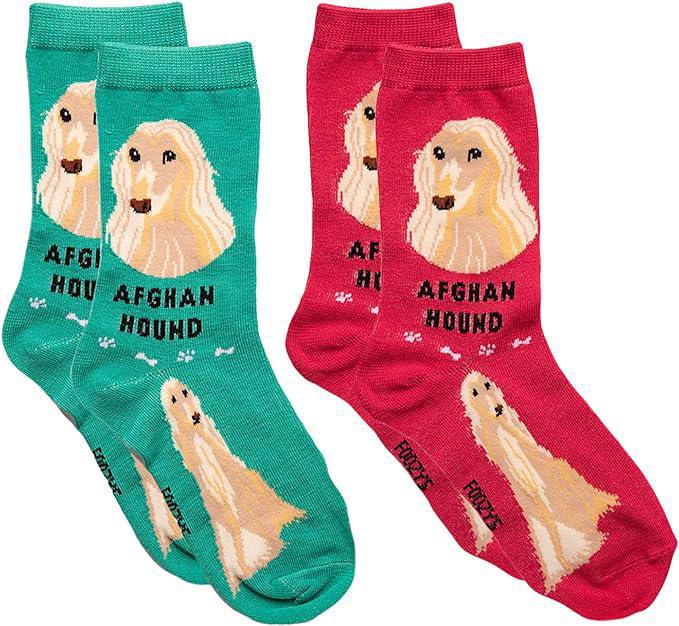Afghan Hound Dog Socks