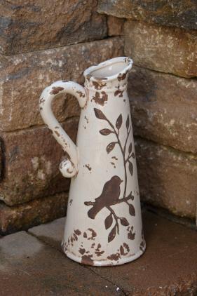 Birds & Branches White Pitcher
