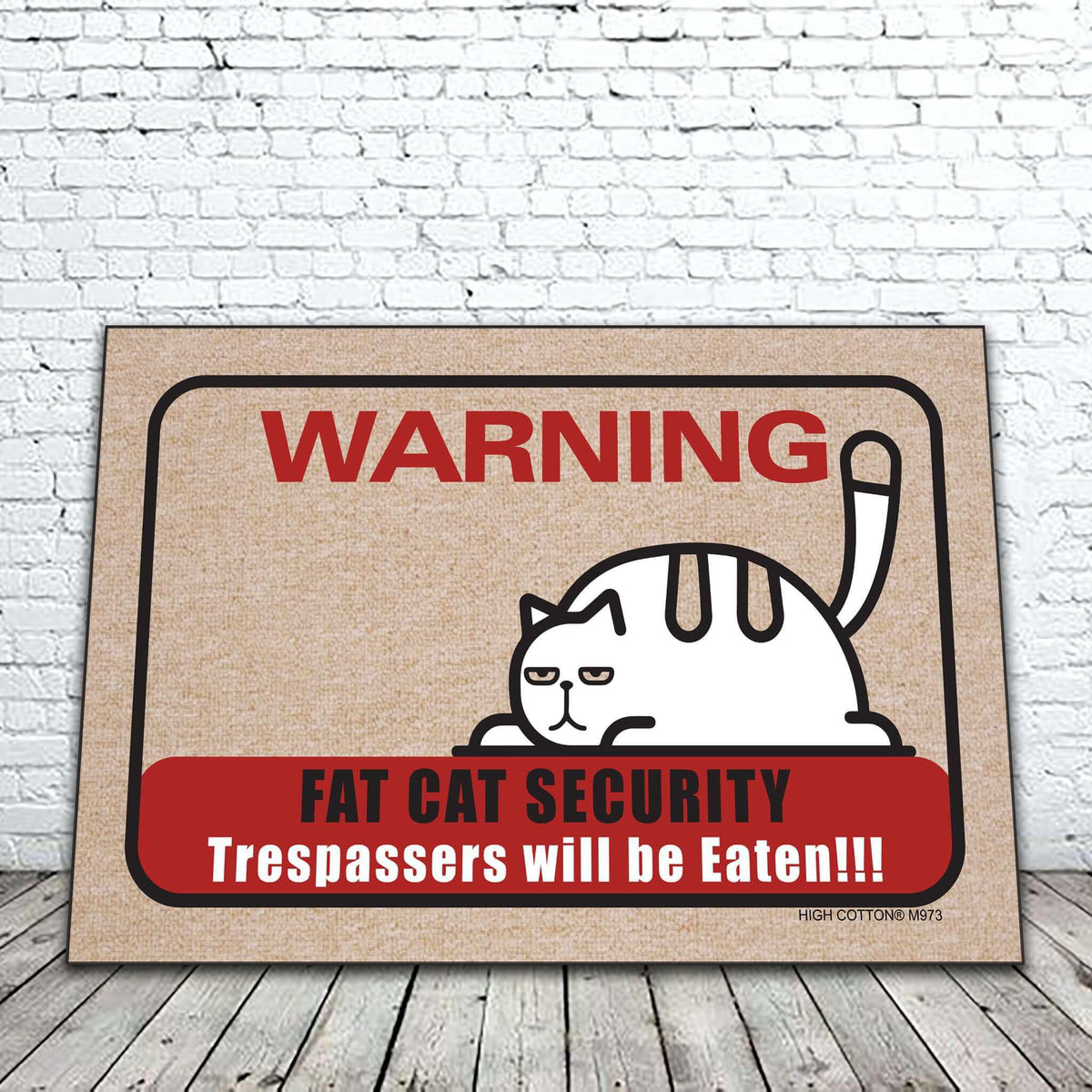 Fat Cat Security Door Mat