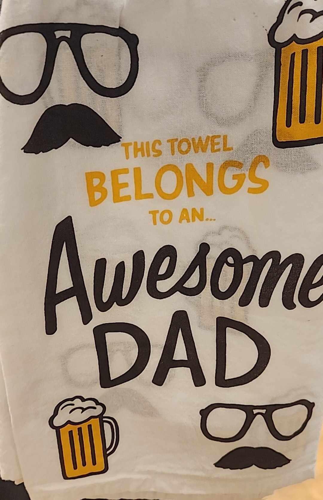Awesome Dad Dish Towel