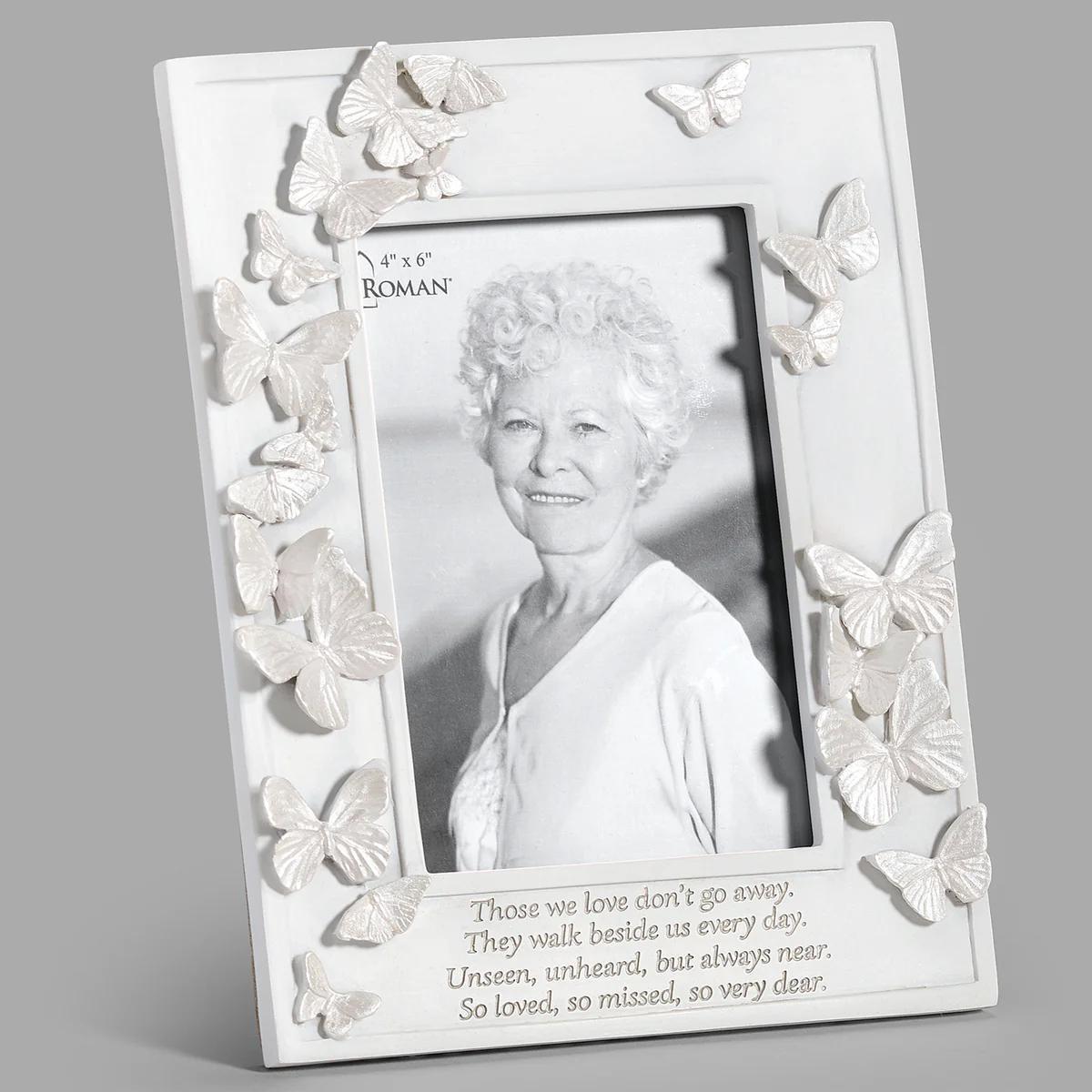 In Loving Memory Butterfly Memorial Frame