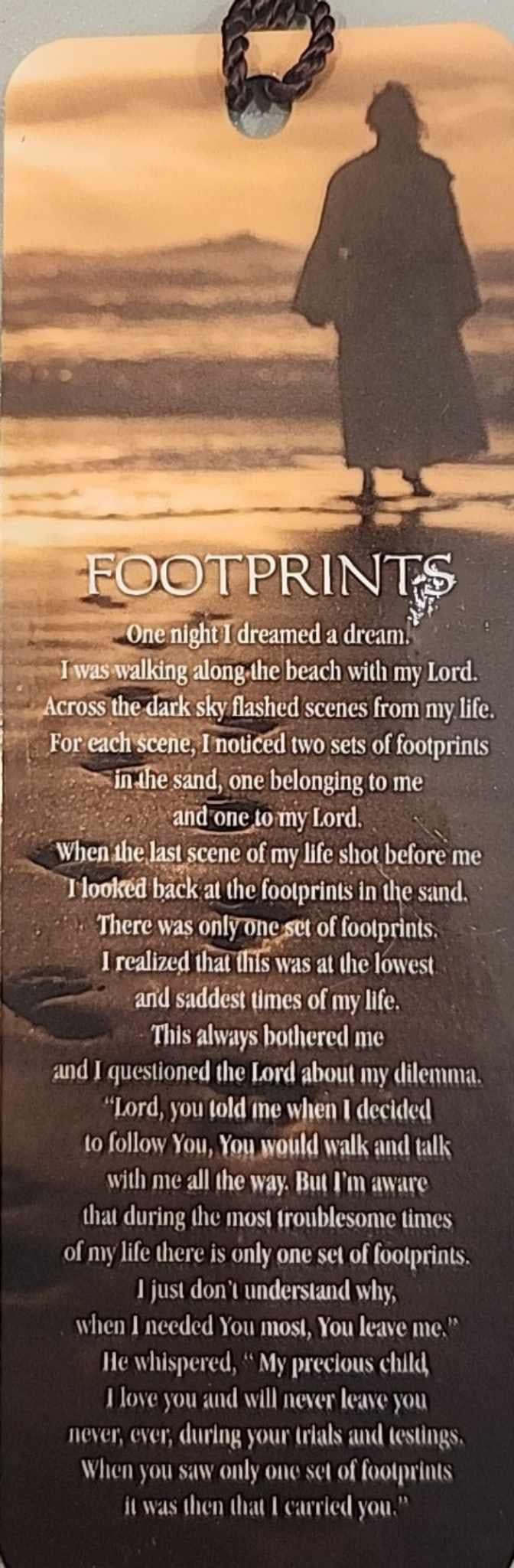 Footprints Bookmark