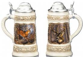 James Meger White Tail Deer II Stein