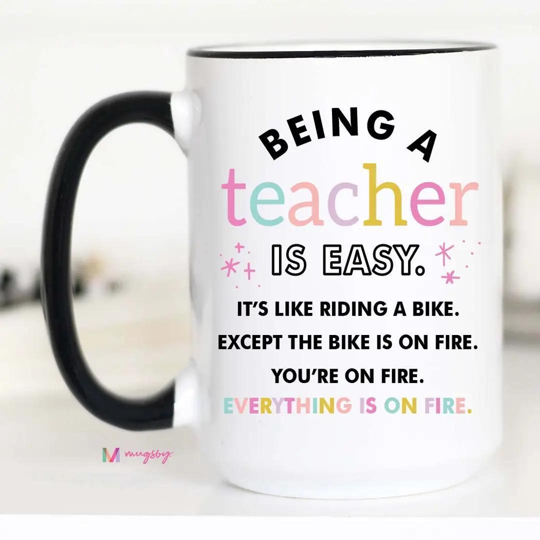 Being A Teacher Is Easy Coffee Mug