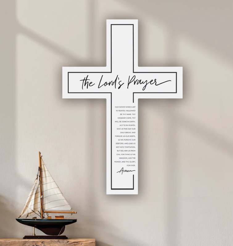 The Lord's Prayer Large Cross