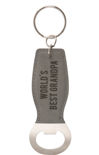 Grandpa Bottle Opener Keyring