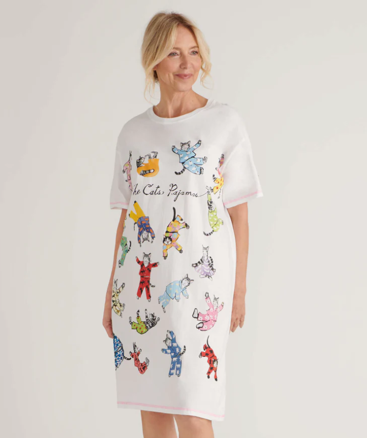 Little Blue House The Cat's Pajamas Women's Sleepshirt