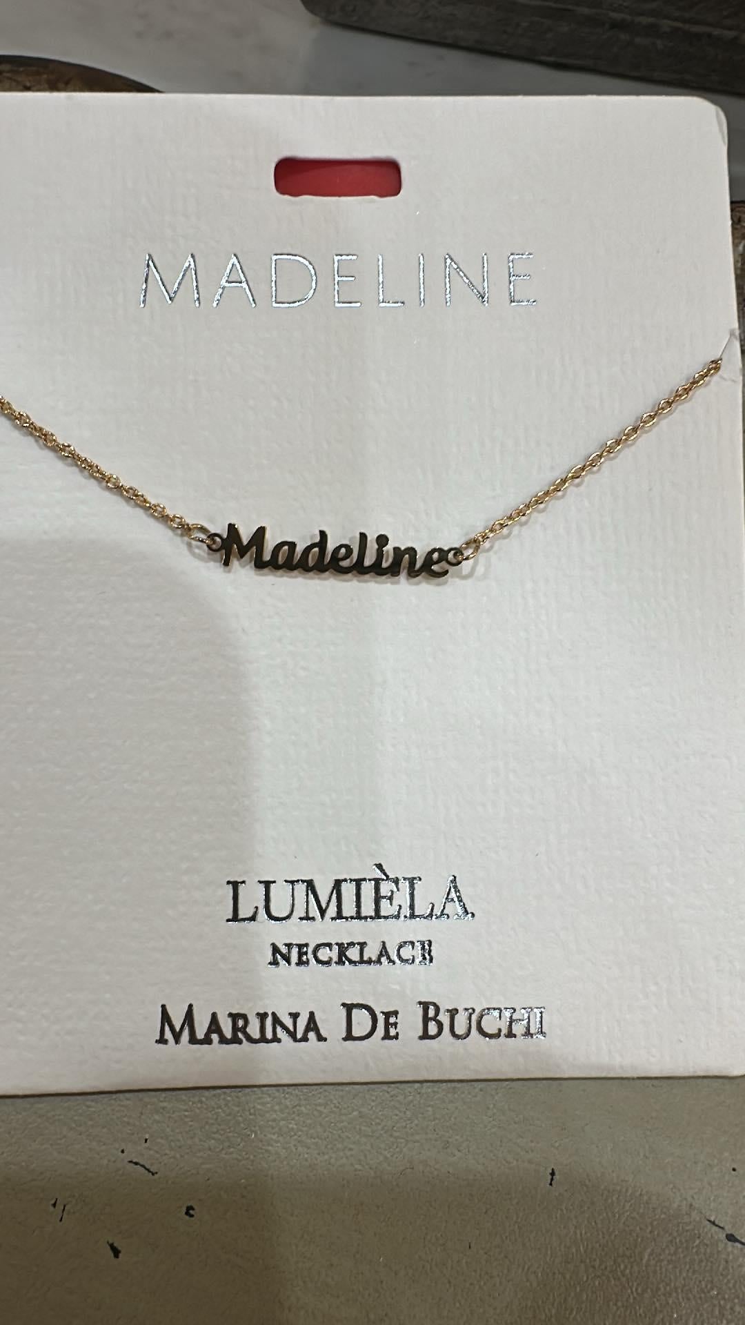 Lumiela Madeline Name Necklace