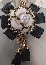 Pearl Flower Key Chain
