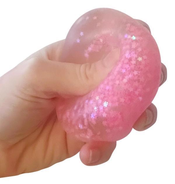 Zorbitz Marshmello Sparkle Squishy Ball