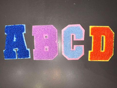 Felt Letter Sticker Patches