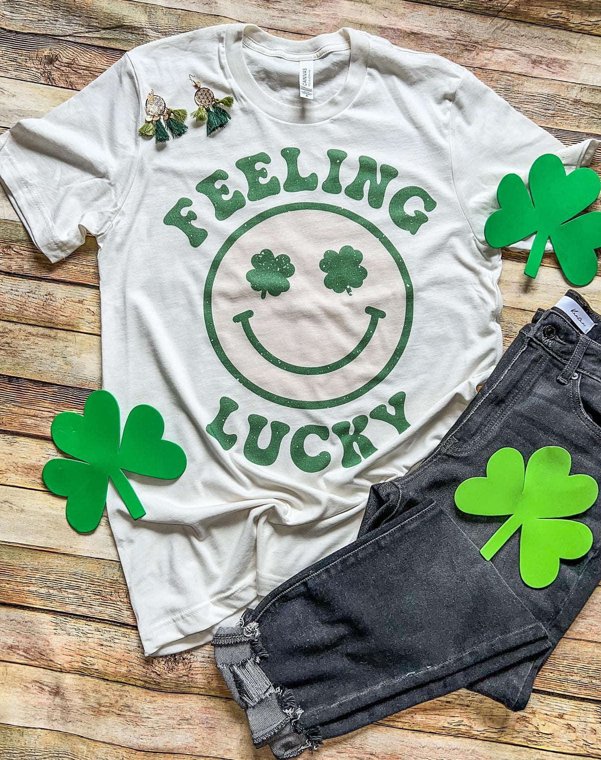 Feelin Lucky Green Tee