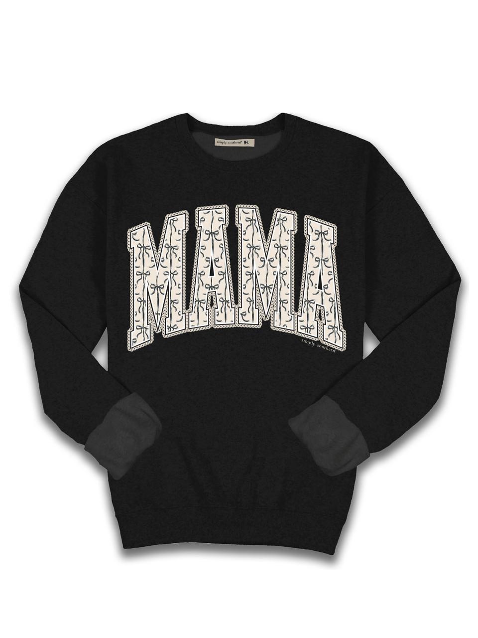 SS Mama Black Crewneck