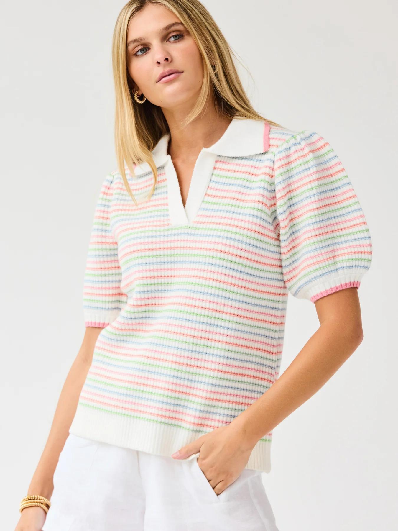 Emma Sweater | Ivory Multi