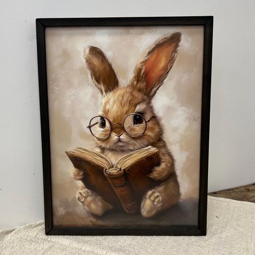 Reading Rabbit Box Frame 12x16