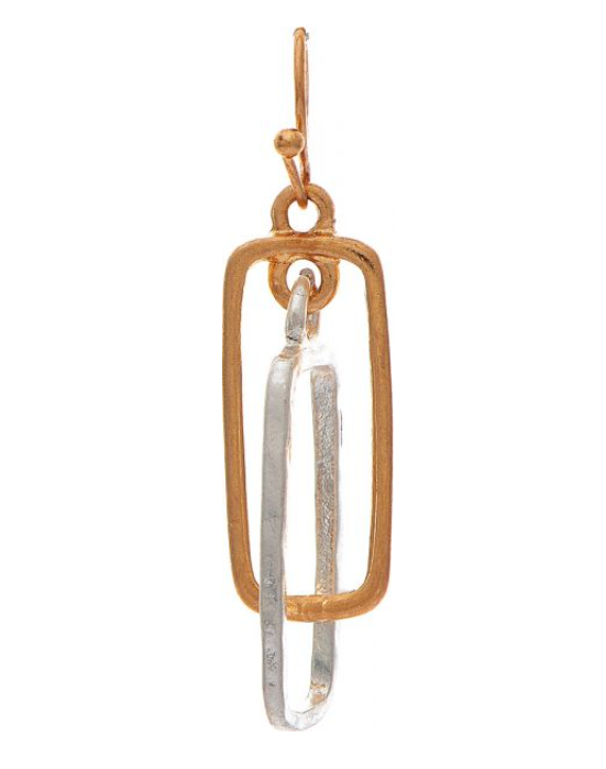 Interlocking Rectangle Earrings