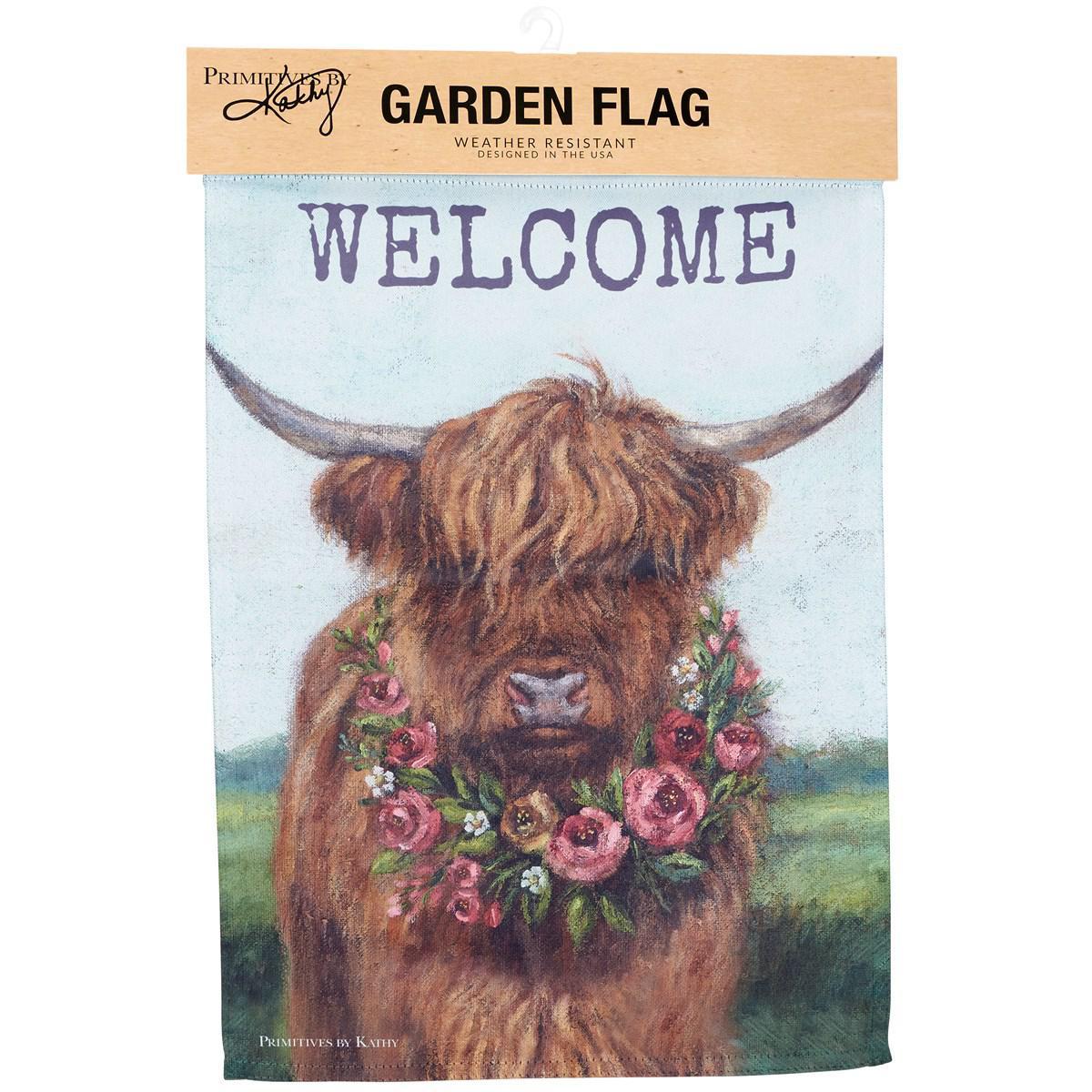 Floral Highland Garden Flag