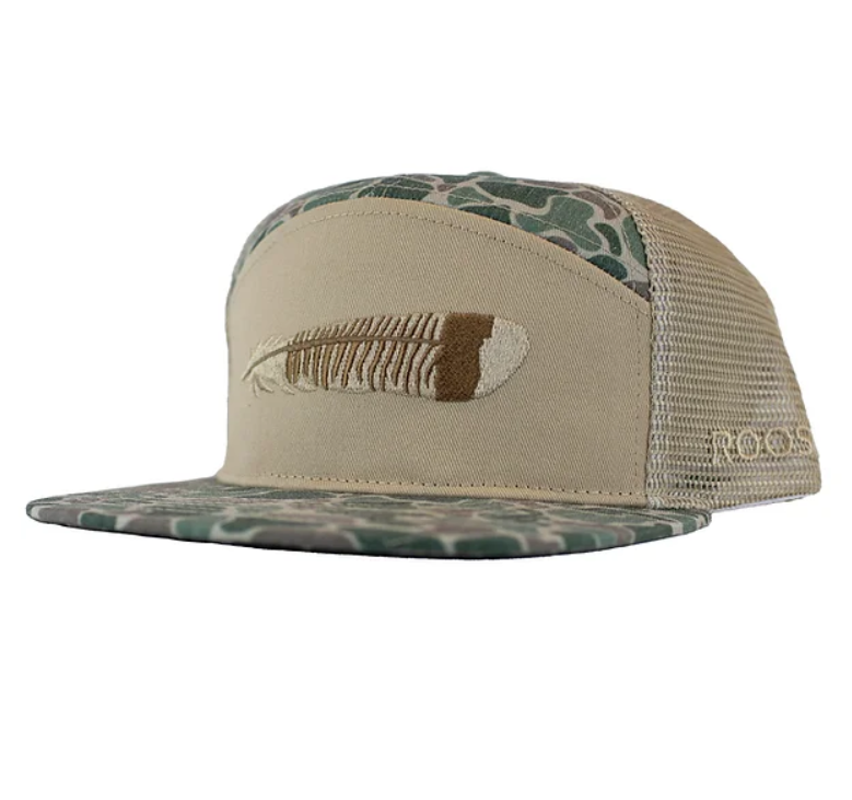 Roost Camo Turkey Feather Hat
