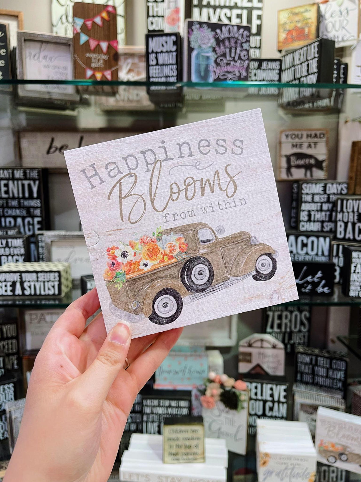 Happiness Blooms Block