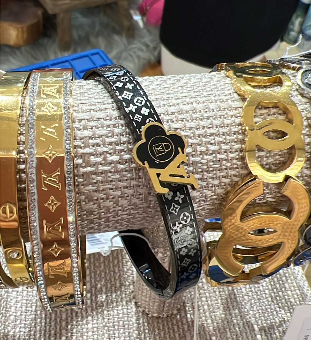 LV Black Design Bracelet