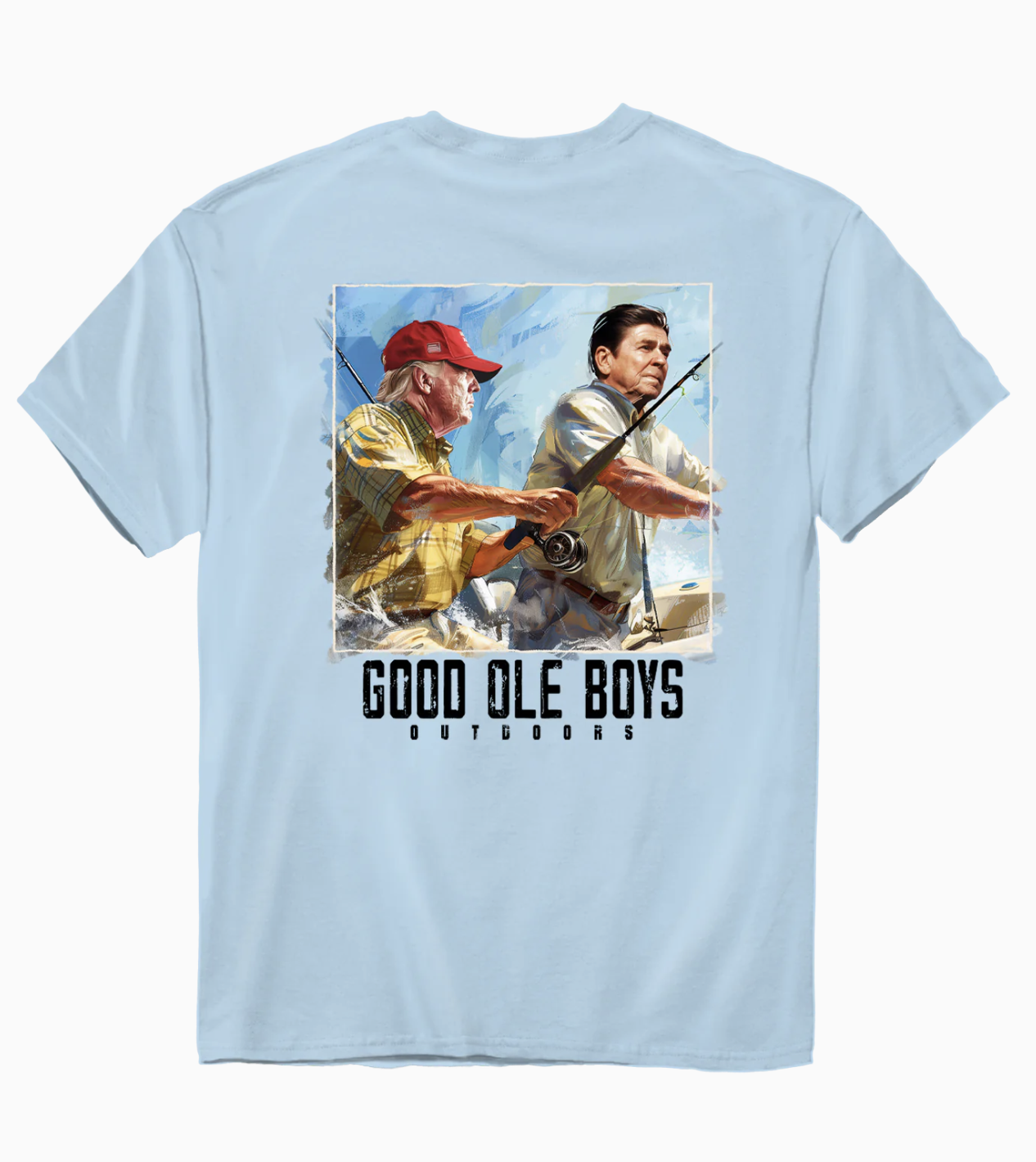 Trump Reagan Fishing Tee