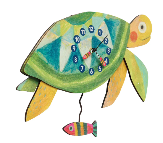 Allen Designs Shellbound Wood Wall Clock