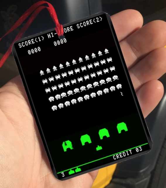 Space Invaders Car Freshener