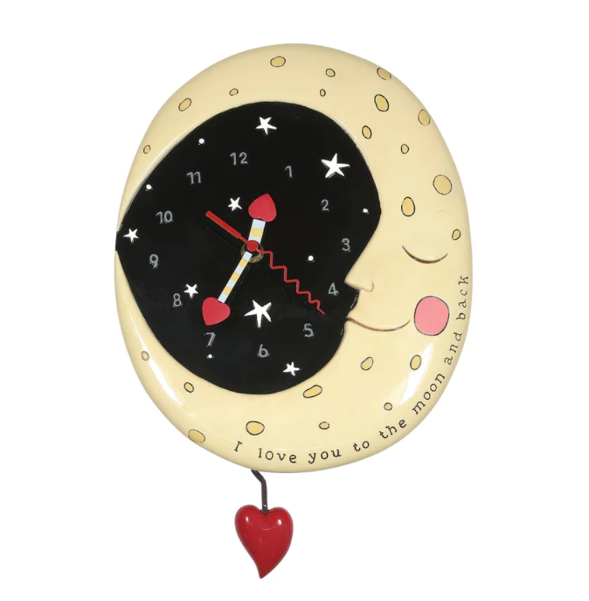 I Love You To The Moon Allen Design Clock