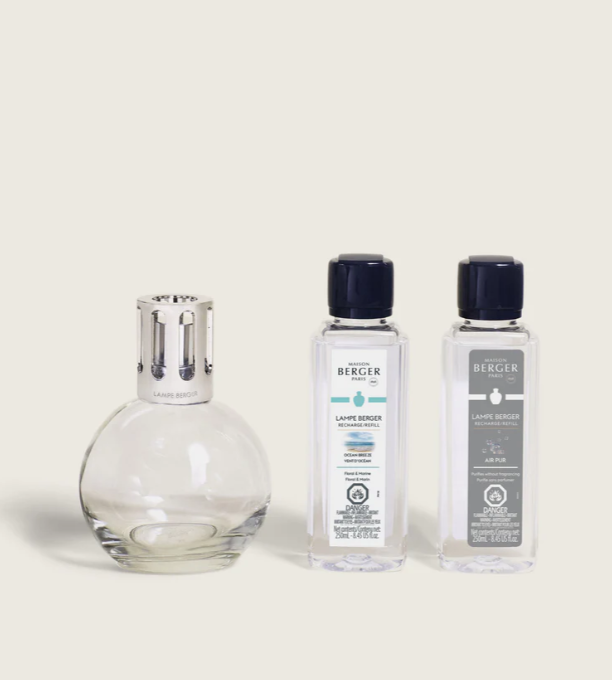 Essential Round Lamp Ritual Starter Kit with Air Pur So Neutral + Ocean Breeze