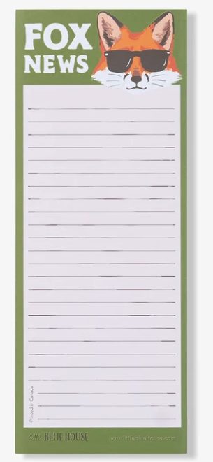 Fox News Magnetic Notepad