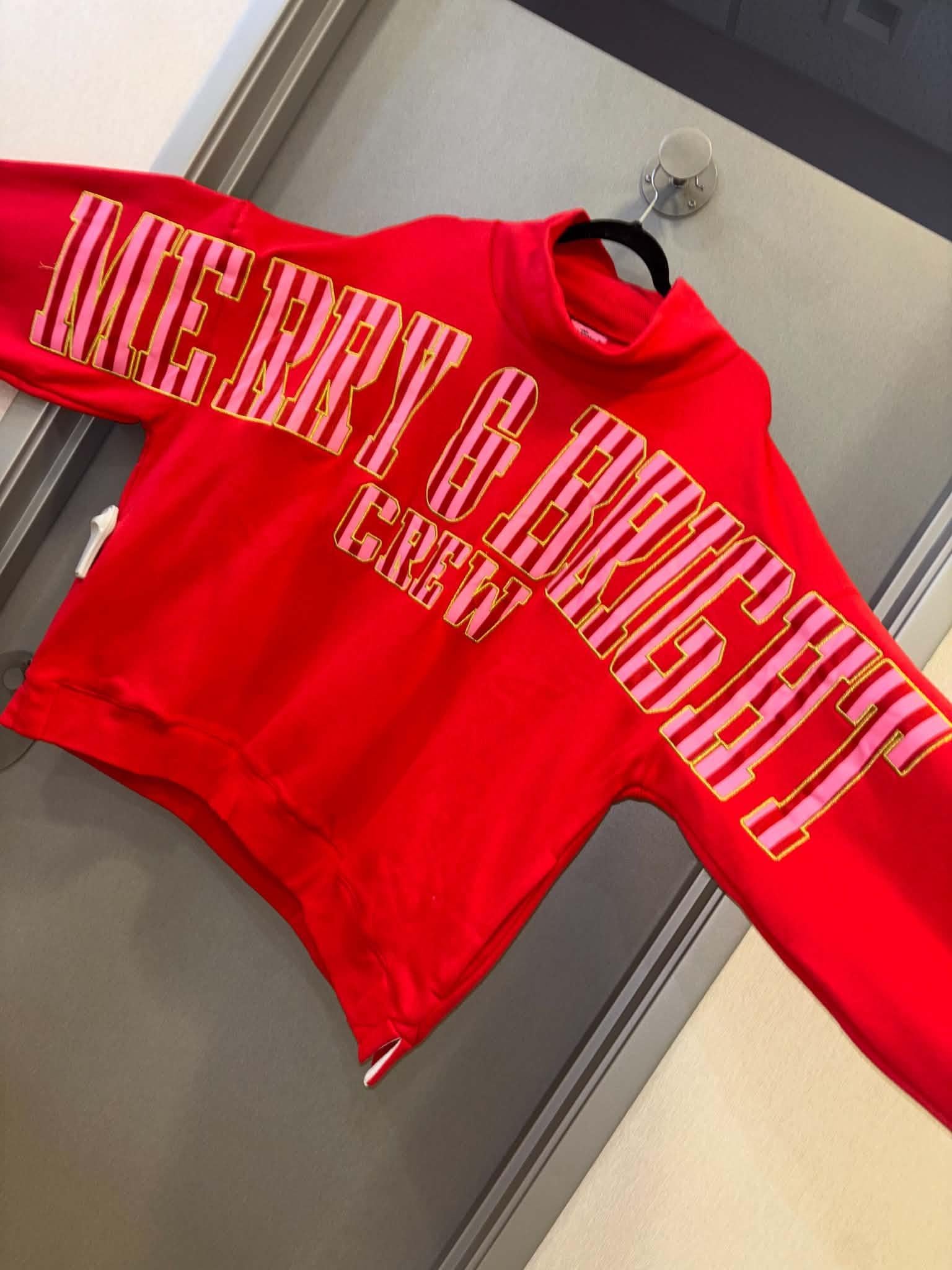 Simply Southern Merry & Bright Crew Mockneck