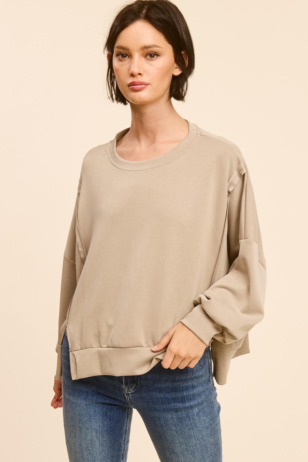 Crewneck Scuba Top