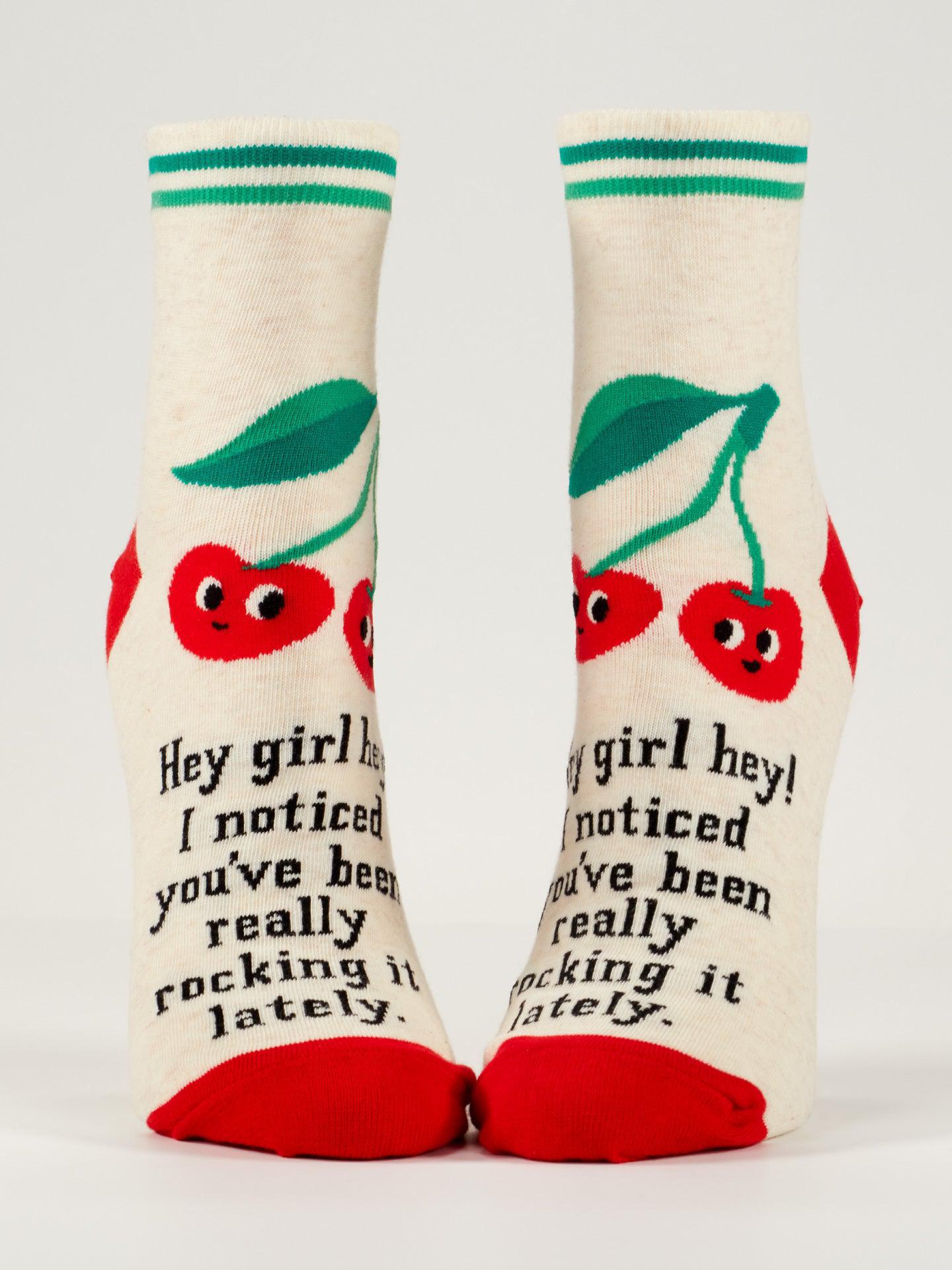 Hey Girl Hey! I Noticed You've Been Really Rocking It Lately. Ankle Socks