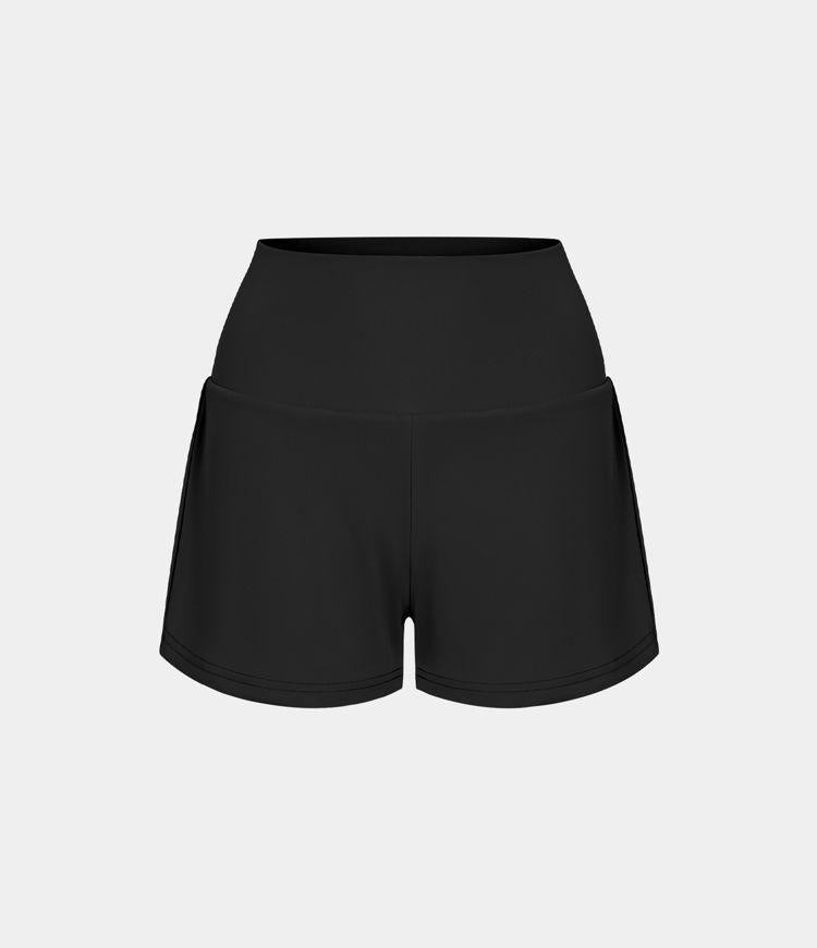 Black 2-in-1 Yoga Short