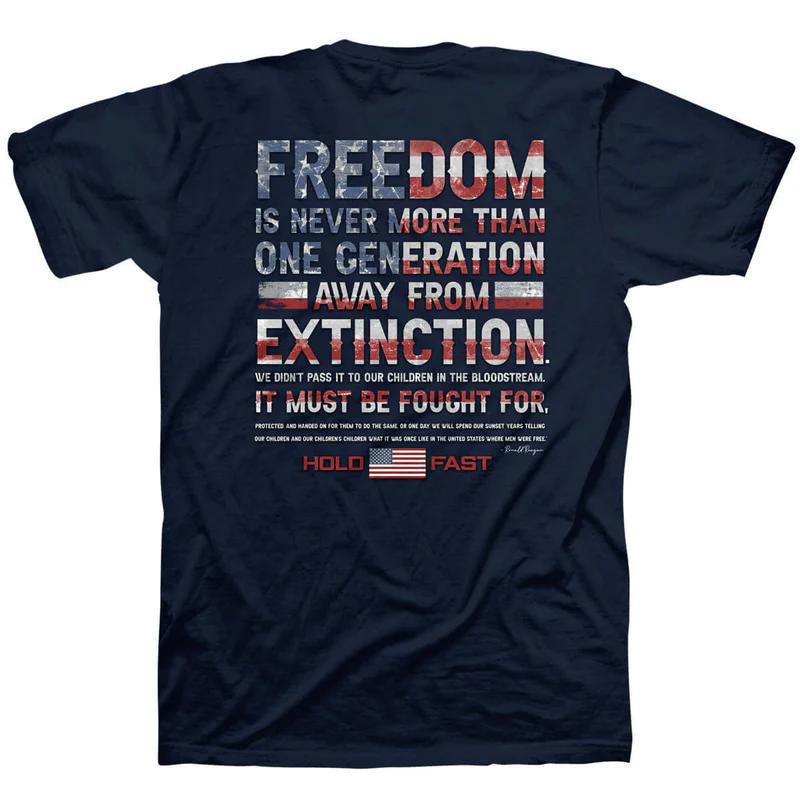 HOLD FAST Men's T-Shirt - Reagan Freedom