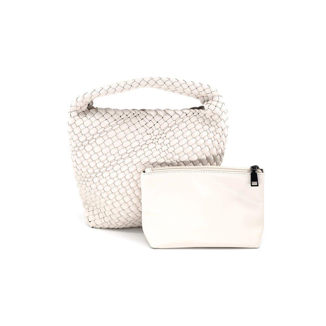 Woven Mini Hobo Bag