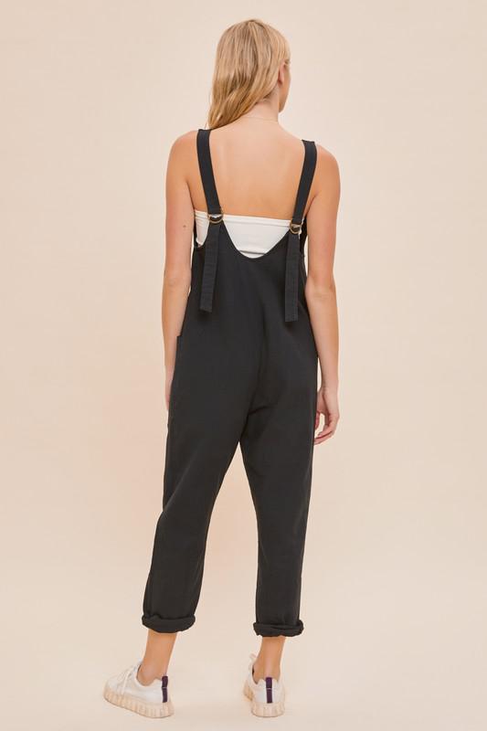 Vneck Pocket Jumpsuit