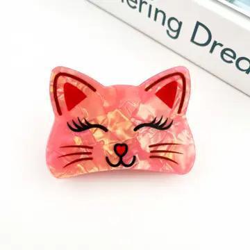 Smiling Cat Claw Clip