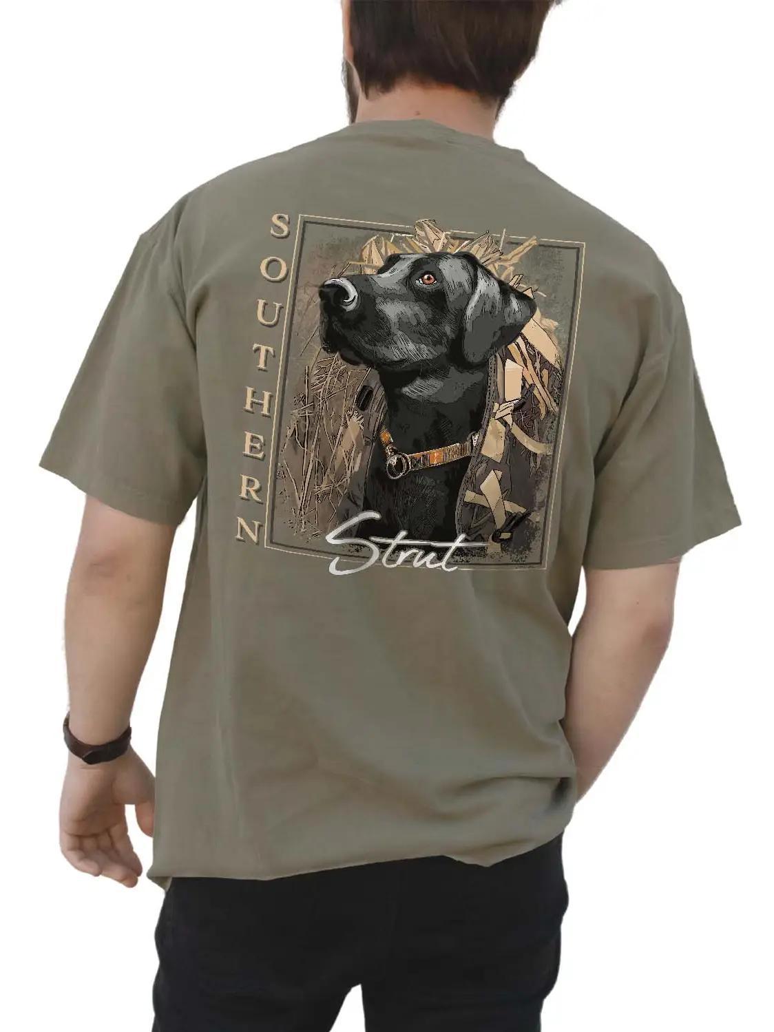 Lab in Blinds Tee in Khaki