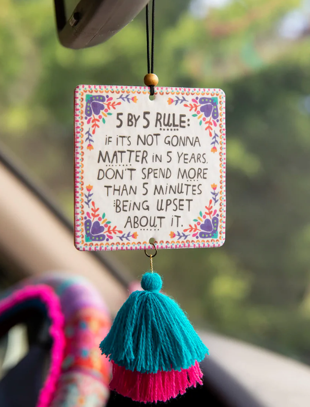 Car Air Freshener - 5 By 5 Rule