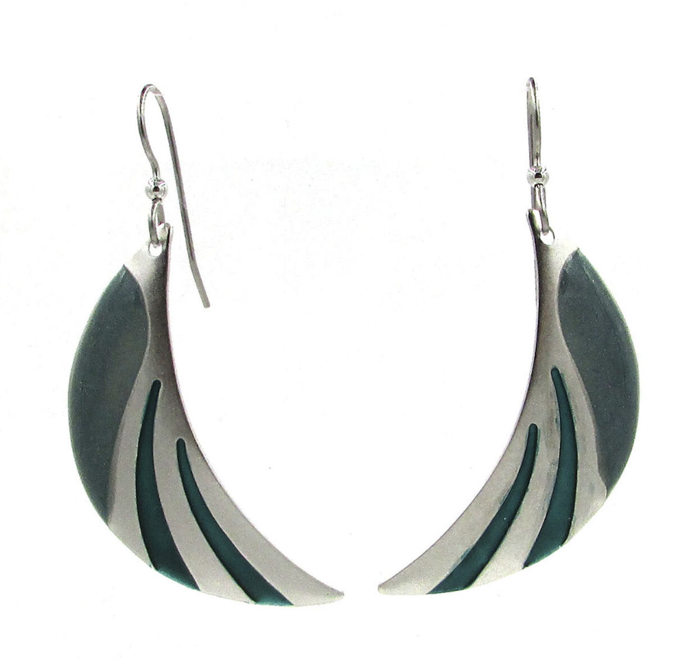 Silver Forest Earrings #1