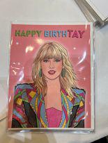 Taylor Swift Birthday Card