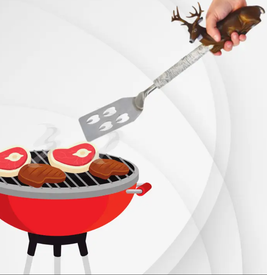 Deer BBQ Spatula & Bottle Opener