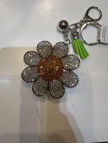 Flower Bling Keychain