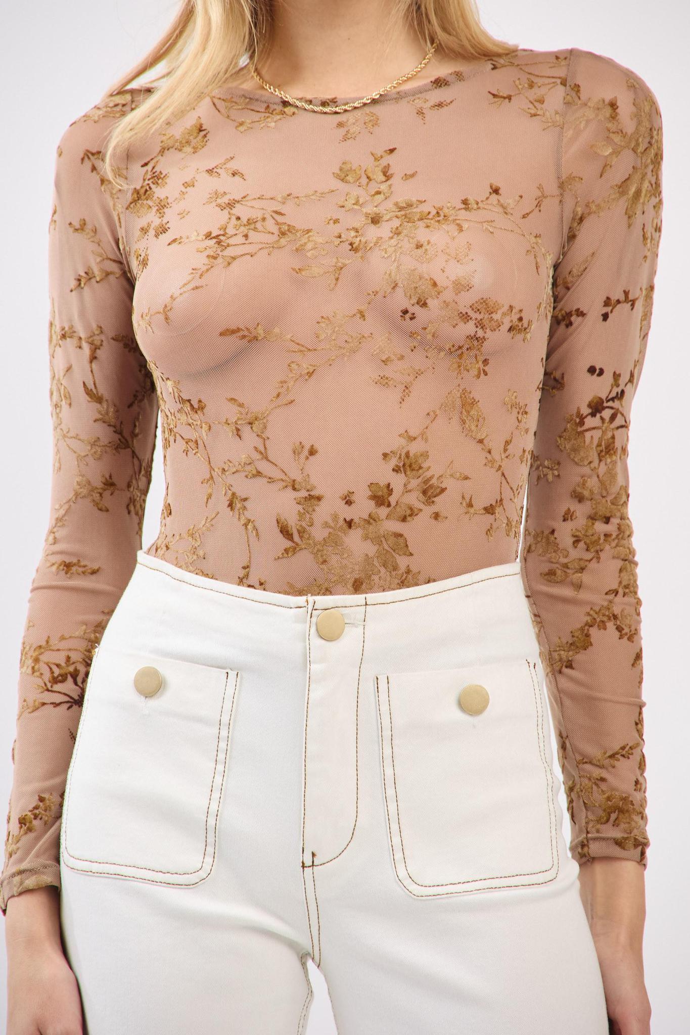 Long Sleeve Boat Neck Body Suit